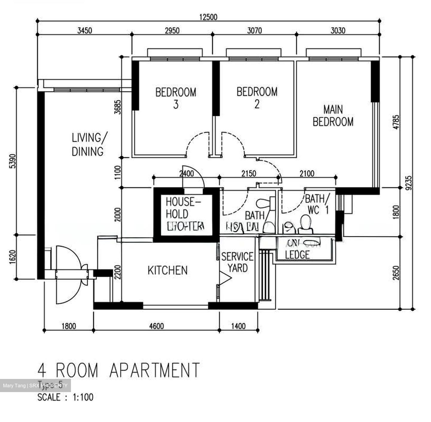 Blk 90A Telok Blangah Parcview (Bukit Merah), HDB 4 Rooms #575741591